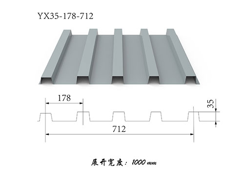 YX70-200-600開口樓承板